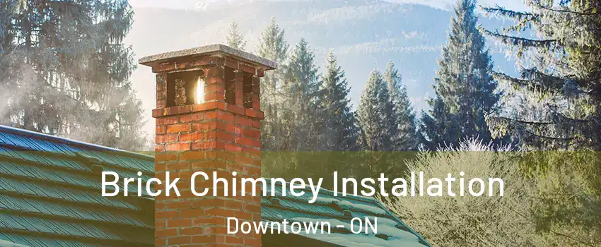  Brick Chimney Installation Downtown - ON