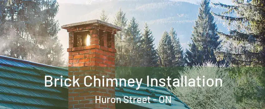  Brick Chimney Installation Huron Street - ON