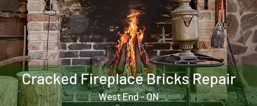  Cracked Fireplace Bricks Repair West End - ON