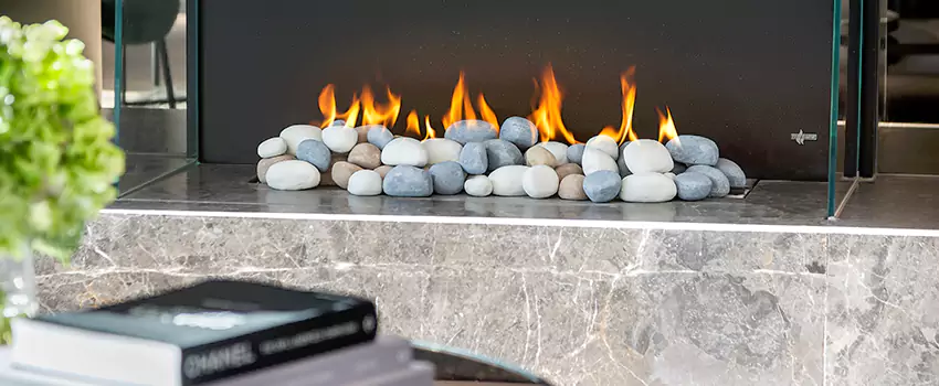 Double-Height Fireplace Design Refurbishment in Stratford, Ontario