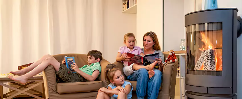 Outdoor Morso Fireplace Broken Screen Replacement in Stratford, Ontario