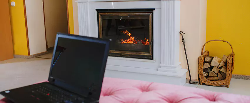 Valor Outdoor Gas Fireplace in Stratford, Ontario