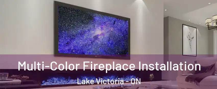  Multi-Color Fireplace Installation Lake Victoria - ON
